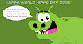 Happy World Hippo Day 2026 by DarrenEwertChannel