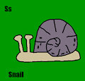 Snail (FoxTrot) in Green Animal Alphabet 1