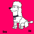 Francois Dog in Pink Animal Alphabet 1