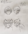 [SKETCH] X & Zero profile study by BubbieDoggo
