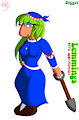 Lemmings 35th anniversary - Digger by WAtheAnum