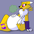 Renamon Burp by AlphabetABC