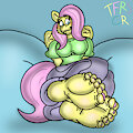 Fluttershys Tootsies by TheRedSkunk