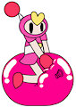 Pretty Bomberman's Bouncy Big Balloon Ride