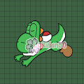 Sleeping yoshi by Lokifan20
