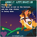 ☆ Weekly Affirmation ☆ by lovespell