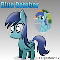 MLP Background Pony - Blue October by ForgeMan417