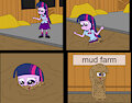 Mud farm Twilight Sparkle by mucky