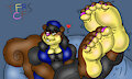 Lees Squirrely Feets by TheRedSkunk