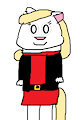 Minerva Mink In A Red Dress And Black Jacket by jeremycrimson