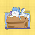 Cat in the box >:3 by ScottJames27