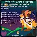 ☆ Weekly Affirmation ☆ by lovespell