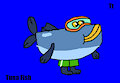 Child Tuna (Zig and Sharko) in Blue Animal Alphabet 1