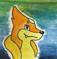 Floatzel Watercolor by SkulliMonster