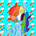 Rainbow dash by F4t1m4th3f4nd0mXP