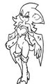 Rouge Lineart