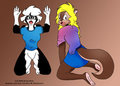 BF_Sabrina and Amy Surprised by BondoFox