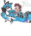Dipper and Lady Blue&nbsp;&nbsp;by LadyBlue1994