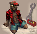 mr bear i think i have a leakedge! by Nicolas0113