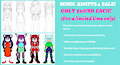 Sonic Adoptables For Sale: $30USD Each!