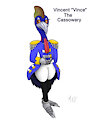 Vincent the Cassowary by KatPanikku