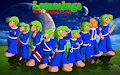 The Lemmings 35th anniversary Group Wallpaper by WAtheAnum