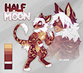 Adoptable - Half Moon by Velnoir