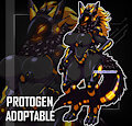 [ADOPTABLE] / Amber Eradicator Protogen