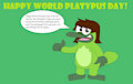 Happy World Platypus Day by DarrenEwertChannel