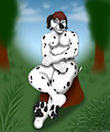 Comm for Byakko - Sitting Dalmatian by Rahir
