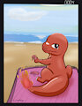 Poly's Pokedex - 0004 Charmander by LowestPolygon