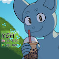 [SFW] Booba Tea Wallpaper YCH