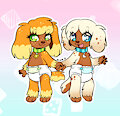 Solana N Celina Puppy Twins by DanielMania123