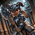 Armored barbarian bun by Minibit