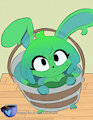 Slime bun in a bucket! Speedpaint! by catonium