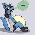 Lucario Burp by AlphabetABC