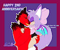 Happy 2nd Anniversary! by LilCrazyBat