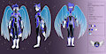 Azure Angel Ref Sheet by ChinookOrca