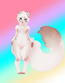 sona white fox by KindDaddyNagawa