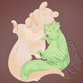 Gourmand and Saint by caninebbtooth