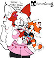 Baby Roxxie and Jade The Zangoose by RAFLIXComicS