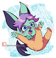 Baby bat by NoriNoir