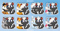 Hug YCH sticker versions for Skurry :3 by AlexUmkaArt