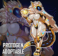 [ADOPTABLE] / Galactic Divine Protogen by Sheecktor