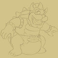 Diaper Bowser by BaileyDoodles