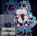 [ADOPTABLE] / Chubby Arcade Protogen by Sheecktor