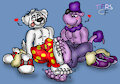 Gui n Ootsie Footsie Playdate by TheRedSkunk