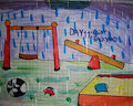 Marchrain day 11: rainy backyard
