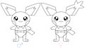 Male N Female Baby Pichu Bases