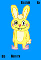 Cuddles in Sky Blue Animal Alphabet 1